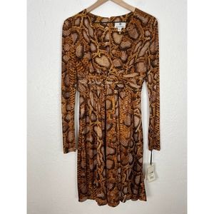 Altuzarra For Target Snakeskin Print Dress NWT Size 8